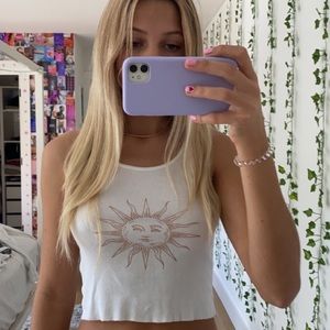 white sun tank